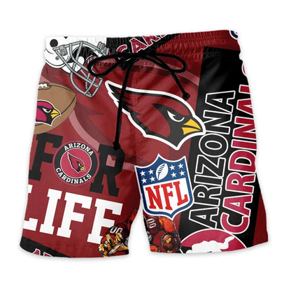 LIMITED EDITION - NEW CUSTOMIZED NFL20 ARC ARIZONA CARDINALS UNISEX HAWAIIAN SHIRT & SHORTS SET