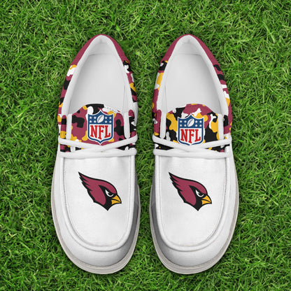 LIMITED EDITION - NEW CUSTOMIZED NFL20 ARC ARIZONA CARDINALS LOAFER SHOES