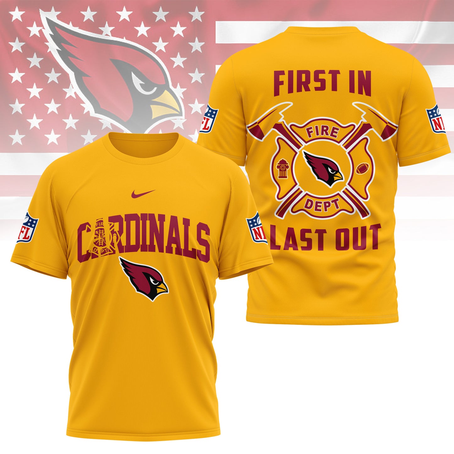 LIMITED EDITION - NEW CUSTOMIZED NFL20 ARC ARIZONA CARDINALS T-SHIRT | MULTIPLE COLORS AVAILABLE