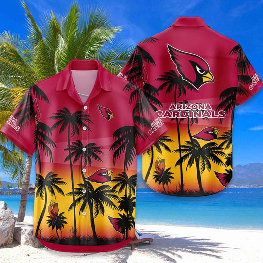 LIMITED EDITION - NEW CUSTOMIZED NFL20 ARC ARIZONA CARDINALS UNISEX HAWAIIAN SHIRT & SHORTS SET