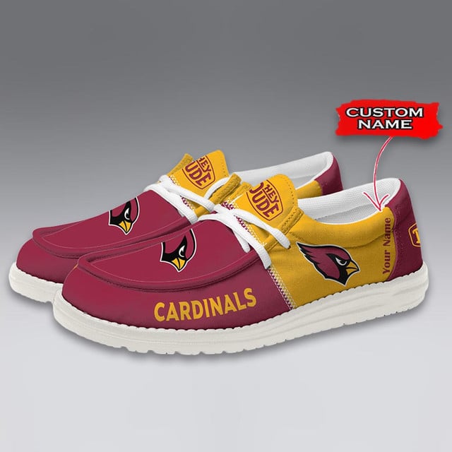 LIMITED EDITION - NEW CUSTOMIZED NFL20 ARC ARIZONA CARDINALS LOAFER SHOES