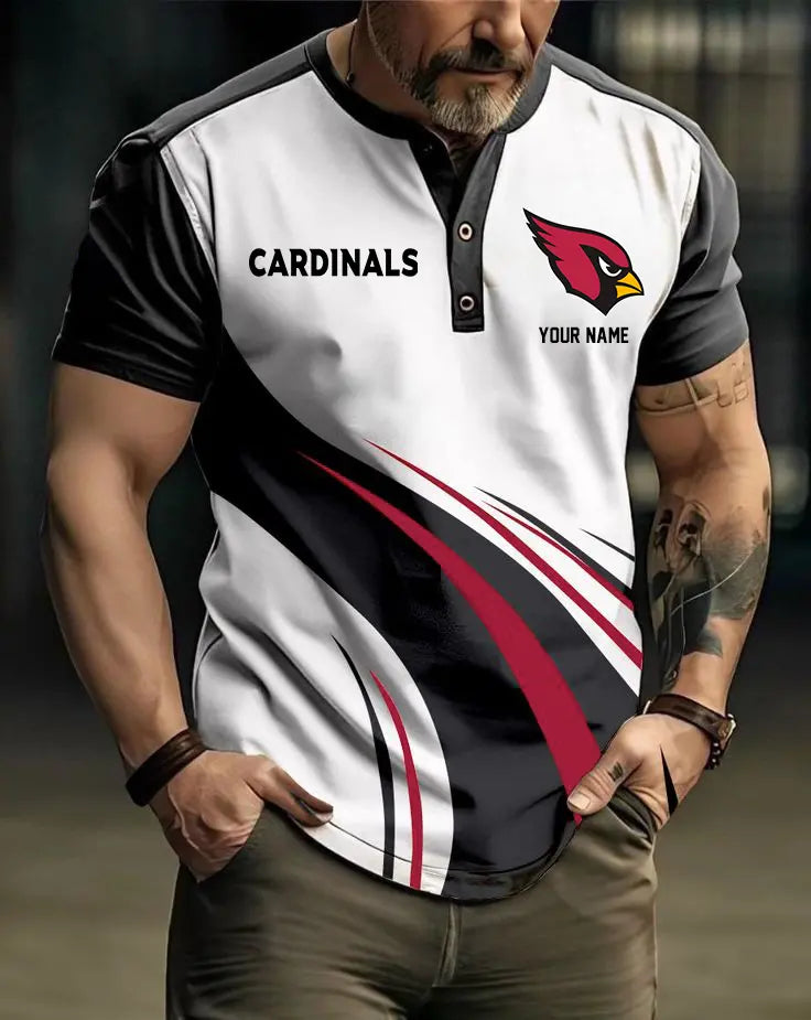 LIMITED EDITION - NEW CUSTOMIZED NFL20 ARC ARIZONA CARDINALS POLO SHIRT