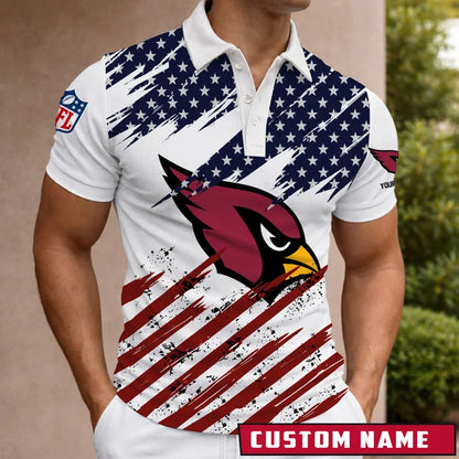 LIMITED EDITION - NEW CUSTOMIZED NFL20 ARC ARIZONA CARDINALS POLO SHIRT