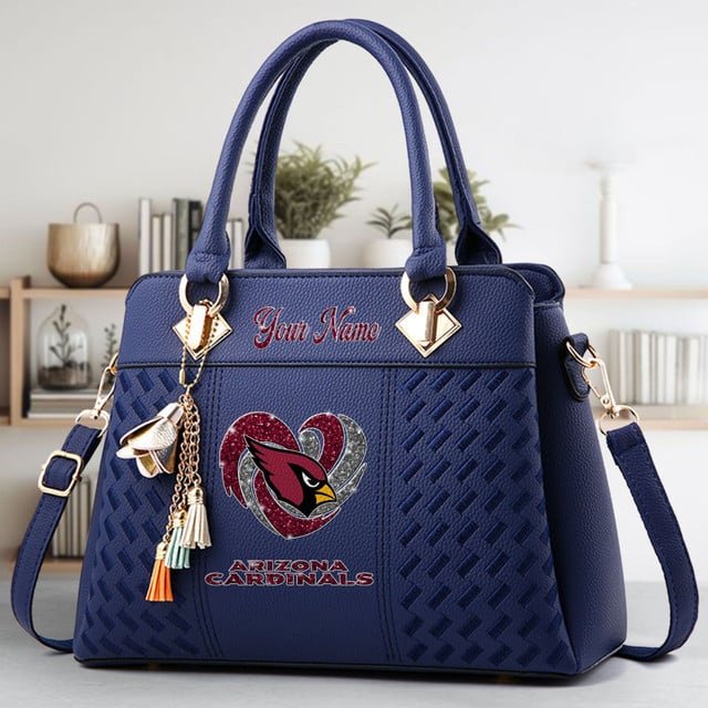 LIMITED EDITION - NEW CUSTOMIZED NFL20 ARC ARIZONA CARDINALS ZIP HANDBAG MULTICOLOR