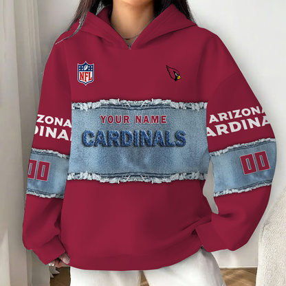 LIMITED EDITION - NEW CUSTOMIZED NFL20 ARC ARIZONA CARDINALS UNISEX HOODIE
