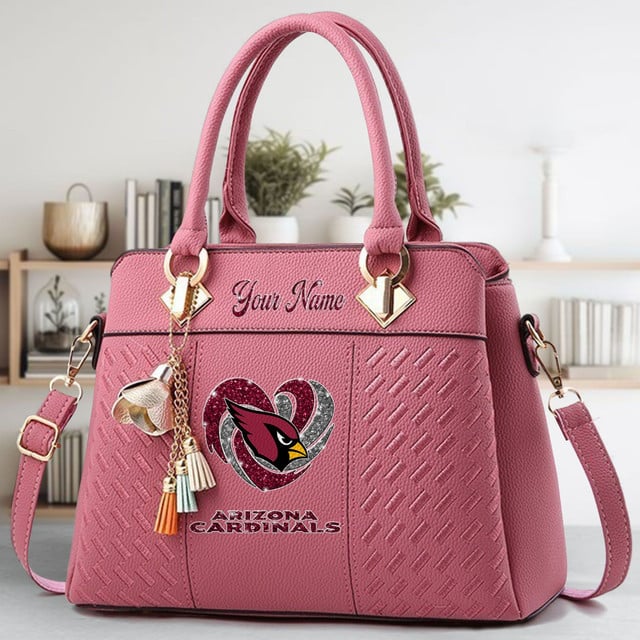 LIMITED EDITION - NEW CUSTOMIZED NFL20 ARC ARIZONA CARDINALS ZIP HANDBAG MULTICOLOR