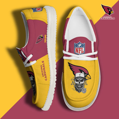 LIMITED EDITION - NEW CUSTOMIZED NFL20 ARC ARIZONA CARDINALS LOAFER SHOES