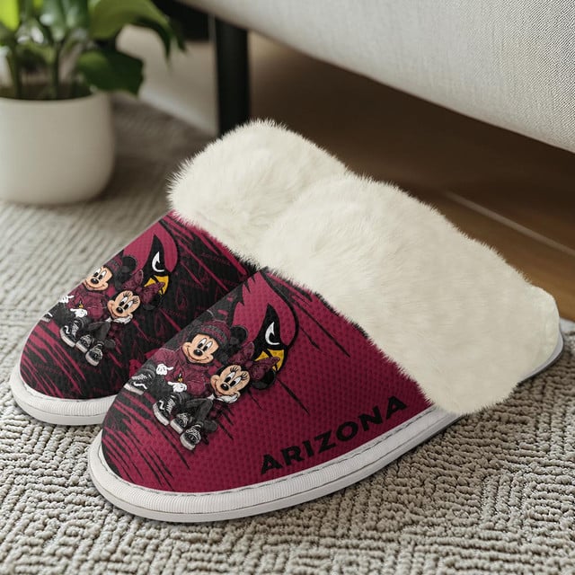 [SPECIAL OFFER] NEW CUSTOMIZED NFL20 ARC ARIZONA CARDINALS COTTON SLIPPERS
