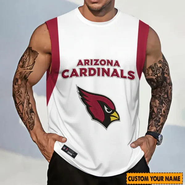 LIMITED EDITION - NEW CUSTOMIZED NFL20 ARC ARIZONA CARDINALS TANKTOP & GYM SHIRT