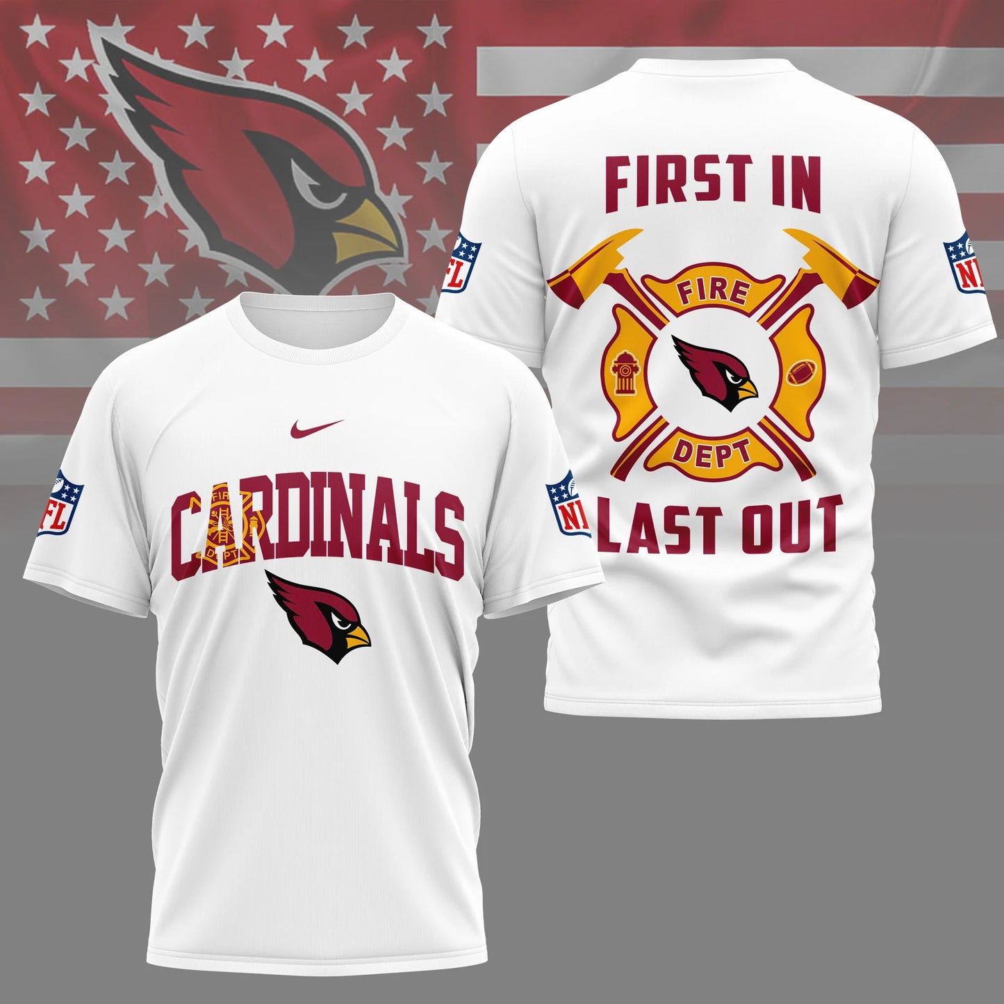 LIMITED EDITION - NEW CUSTOMIZED NFL20 ARC ARIZONA CARDINALS T-SHIRT | MULTIPLE COLORS AVAILABLE