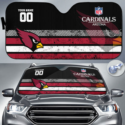 LIMITED EDITION - NEW CUSTOMIZED NFL20 ARC ARIZONA CARDINALS AUTO WINDSHIELD SHADE