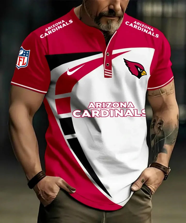 LIMITED EDITION - NEW CUSTOMIZED NFL20 ARC ARIZONA CARDINALS POLO SHIRT