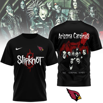 LIMITED EDITION - NEW CUSTOMIZED NFL20 ARC ARIZONA CARDINALS SLIPKNOT 3D SHIRT