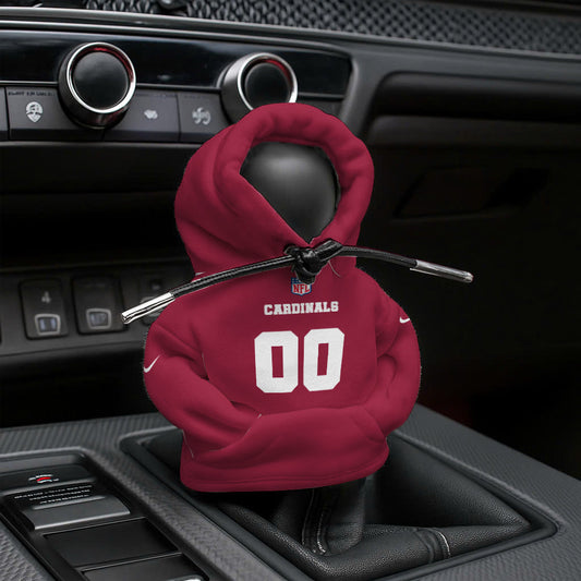 LIMITED EDITION - NEW CUSTOMIZED NFL20 ARC ARIZONA CARDINALS AUTOMOTIVE HOODIE SHIFT KNOB COVER