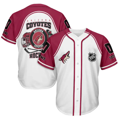 LIMITED EDITION - NEW CUSTOMIZED NHL30 AZC ARIZONA COYOTES BASEBALL JERSEY