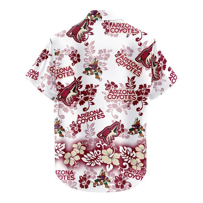 LIMITED EDITION - NEW CUSTOMIZED NHL30 AZC ARIZONA COYOTES UNISEX HAWAIIAN SHIRT & SHORTS SET
