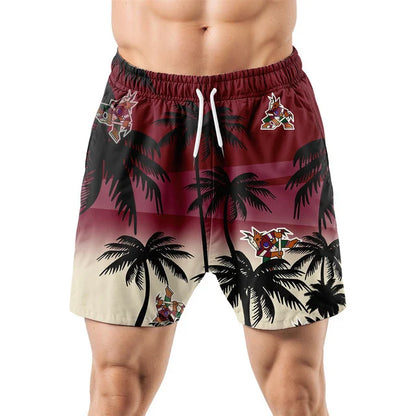 LIMITED EDITION - NEW CUSTOMIZED NHL30 AZC ARIZONA COYOTES UNISEX HAWAIIAN SHIRT & SHORTS SET
