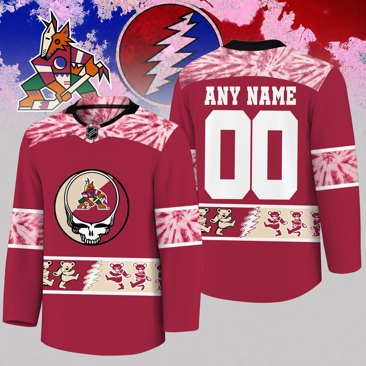[SUPER SALE] NEW CUSTOMIZED NHL30 AZC ARIZONA COYOTES UNISEX HOCKEY JERSEY