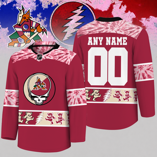[SUPER SALE] NEW CUSTOMIZED NHL30 AZC ARIZONA COYOTES UNISEX HOCKEY JERSEY