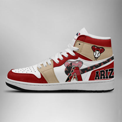 LIMITED EDITION - NEW CUSTOMIZED MLB07 ADS ARIZONA DIAMONDBACKS AIR JORDAN SNEAKERS