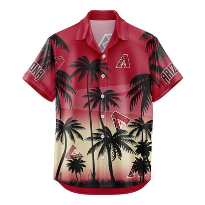 LIMITED EDITION - NEW CUSTOMIZED MLB07 ADS ARIZONA DIAMONDBACKS UNISEX HAWAIIAN SHIRT & SHORTS SET