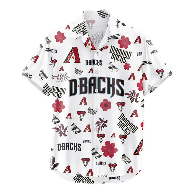 LIMITED EDITION - NEW CUSTOMIZED MLB07 ADS ARIZONA DIAMONDBACKS UNISEX HAWAIIAN SHIRT & SHORTS SET
