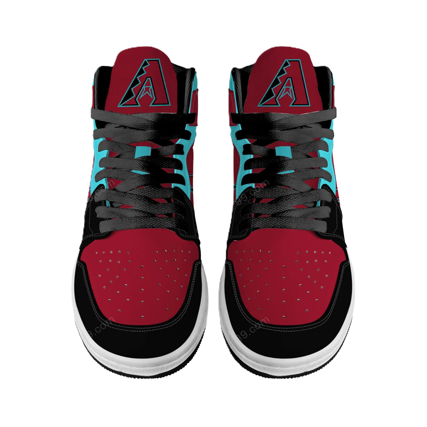 LIMITED EDITION - NEW CUSTOMIZED MLB07 AZ DIAMONDBACKS AIR JORDAN SNEAKERS