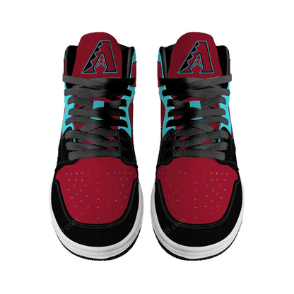 LIMITED EDITION - NEW CUSTOMIZED MLB07 AZ DIAMONDBACKS AIR JORDAN SNEAKERS