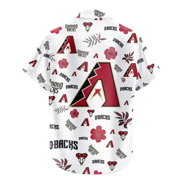 LIMITED EDITION - NEW CUSTOMIZED MLB07 ADS ARIZONA DIAMONDBACKS UNISEX HAWAIIAN SHIRT & SHORTS SET