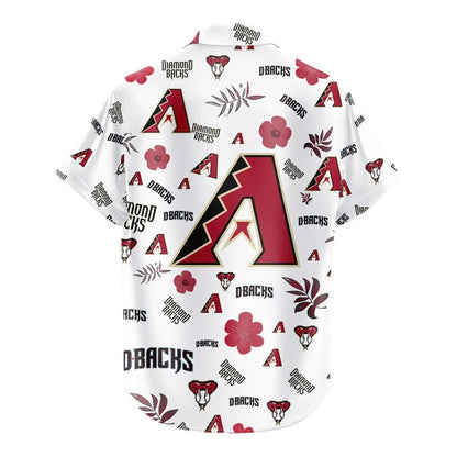 LIMITED EDITION - NEW CUSTOMIZED MLB07 ADS ARIZONA DIAMONDBACKS UNISEX HAWAIIAN SHIRT & SHORTS SET