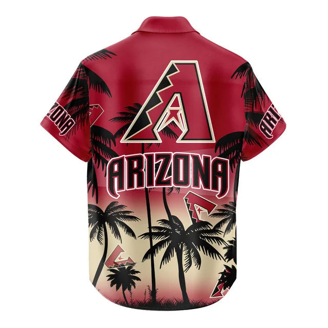 LIMITED EDITION - NEW CUSTOMIZED MLB07 ADS ARIZONA DIAMONDBACKS UNISEX HAWAIIAN SHIRT & SHORTS SET