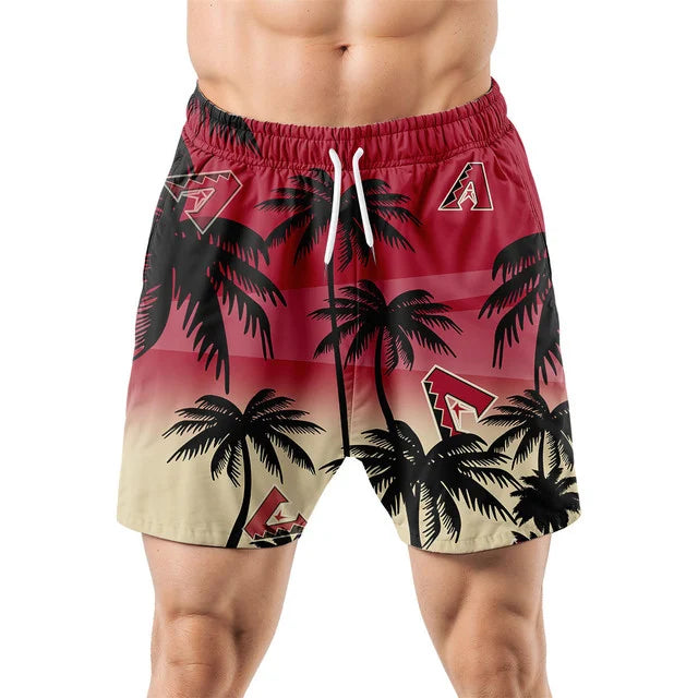 LIMITED EDITION - NEW CUSTOMIZED MLB07 ADS ARIZONA DIAMONDBACKS UNISEX HAWAIIAN SHIRT & SHORTS SET