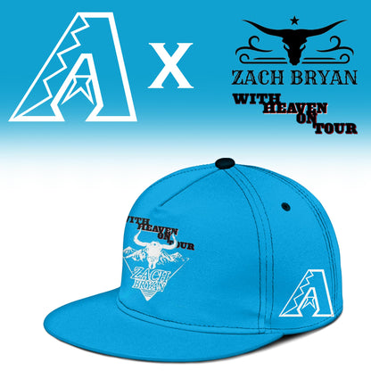 LIMITED EDITION - NEW CUSTOMIZED MLB07 ADS ARIZONA DIAMONDBACKS x ZACH BRYAN BASEBALL JERSEY & CAP