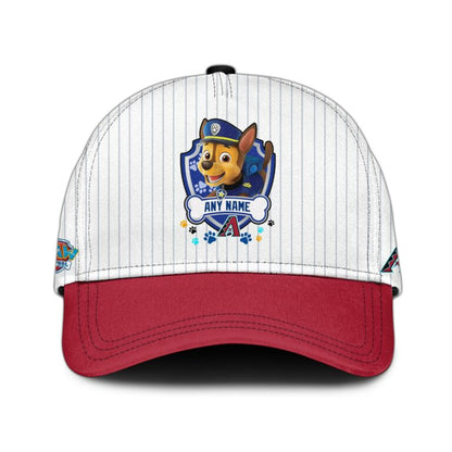 LIMITED EDITION - NEW CUSTOMIZED MLB07 ADS ARIZONA DIAMONDBACKS x PAW PATROL BASEBALL JERSEY & CAP
