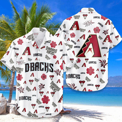 LIMITED EDITION - NEW CUSTOMIZED MLB07 ADS ARIZONA DIAMONDBACKS UNISEX HAWAIIAN SHIRT & SHORTS SET