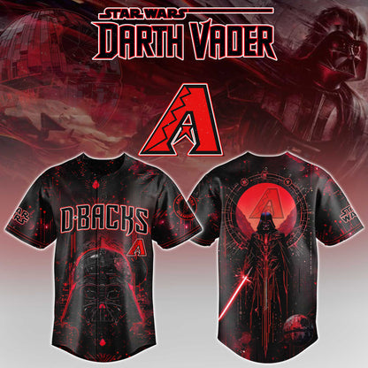 LIMITED EDITION - NEW CUSTOMIZED MLB07 ADS ARIZONA DIAMONDBACKS x STAR WARS BASEBALL JERSEY