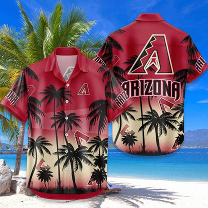LIMITED EDITION - NEW CUSTOMIZED MLB07 ADS ARIZONA DIAMONDBACKS UNISEX HAWAIIAN SHIRT & SHORTS SET