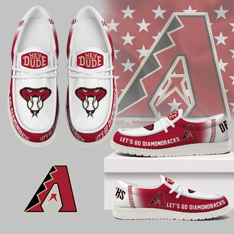 LIMITED EDITION - NEW CUSTOMIZED MLB07 ADS ARIZONA DIAMONDBACKS LOAFER SHOES