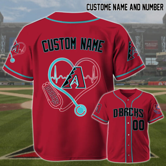 LIMITED EDITION - NEW CUSTOMIZED MLB07 AZ DIAMONDBACKS BASEBALL JERSEY