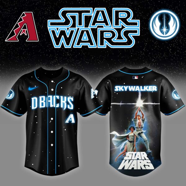 LIMITED EDITION - NEW CUSTOMIZED MLB07 AZ DIAMONDBACKS x STAR WARS BASEBALL JERSEY