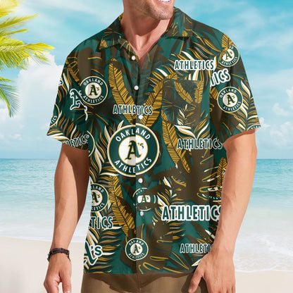 LIMITED EDITION - NEW CUSTOMIZED MLB23 OAS OAKLAND ATHLETICS UNISEX HAWAIIAN SHIRT