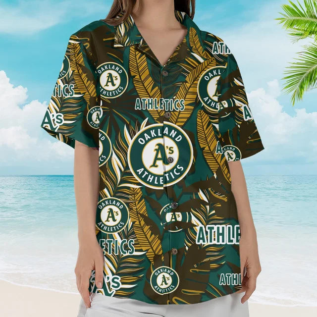 LIMITED EDITION - NEW CUSTOMIZED MLB23 OAS OAKLAND ATHLETICS UNISEX HAWAIIAN SHIRT