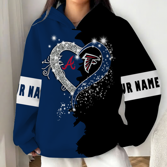 LIMITED EDITION - NEW CUSTOMIZED NFL18 ATF ATLANTA FALCONS x MLB09 ABS ATLANTA BRAVES UNISEX T-SHIRT, POLO, HOODIE & JACKETS