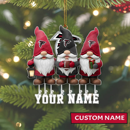 LIMITED EDITION - NEW CUSTOMIZED NFL18 ATF ATLANTA FALCONS ORNAMENT