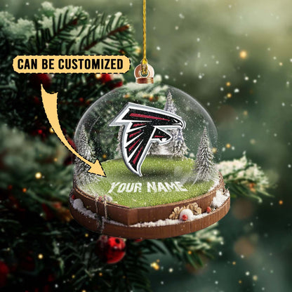 LIMITED EDITION - NEW CUSTOMIZED NFL18 ATF ATLANTA FALCONS ACRYLIC ORNAMENT