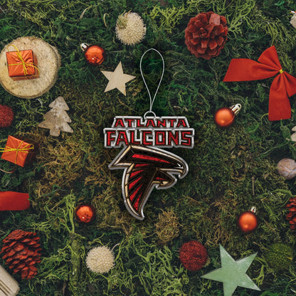 LIMITED EDITION - NEW CUSTOMIZED NFL18 ATF ATLANTA FALCONS ACRYLIC ORNAMENT