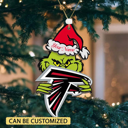 LIMITED EDITION - NEW CUSTOMIZED NFL18 ATF ATLANTA FALCONS ACRYLIC ORNAMENT