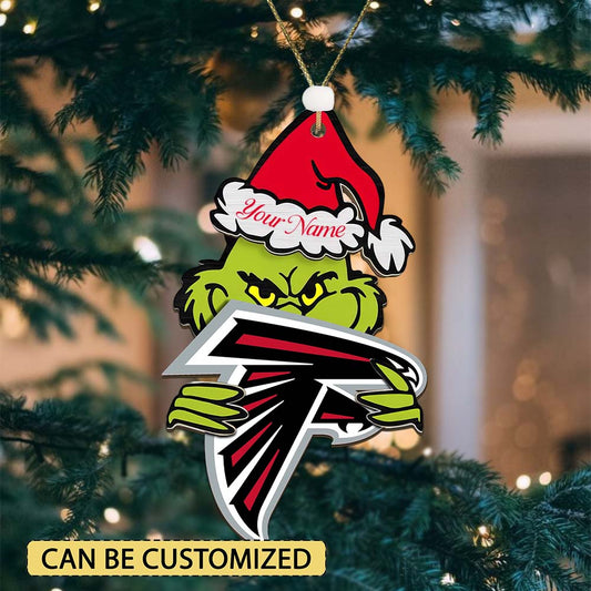 LIMITED EDITION - NEW CUSTOMIZED NFL18 ATF ATLANTA FALCONS ACRYLIC ORNAMENT