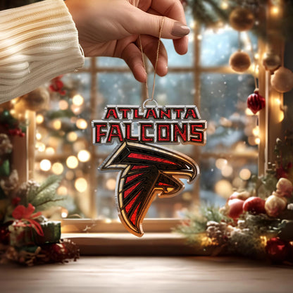 LIMITED EDITION - NEW CUSTOMIZED NFL18 ATF ATLANTA FALCONS ACRYLIC ORNAMENT