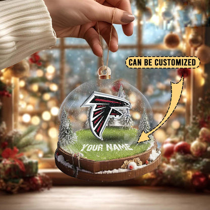 LIMITED EDITION - NEW CUSTOMIZED NFL18 ATF ATLANTA FALCONS ACRYLIC ORNAMENT